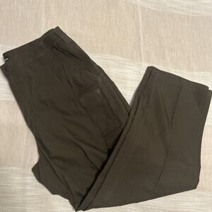 5.11 Men's Tactical Series Pants Size 40x30‎ Dark Green Cargo with holster loop